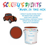 Ford Escort III Terracotta Tin Can Automotive Paint - Suitable for Spraying or Brushing - Premium Finish for Your Vehicle