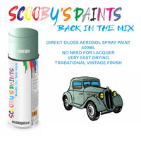 High-Quality VERONA GREEN Aerosol Spray Paint 5UP For Classic FORD Scorpio Paint fot restoration, high quaqlity aerosol sprays.