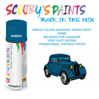High-Quality WEDGEWOOD BLUE Aerosol Spray Paint 21 For Classic FORD Escort Mark IV Paint fot restoration, high quaqlity aerosol sprays.