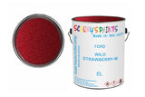 Mixed Paint For Ford Probe, Wild Strawberry-M., Code: El, Red