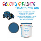 Triumph Stag JAA Vintage Classic Car Paint for restoration Blue Original Cellulose Paint used, Perfect Mix for FRENCH BLUE