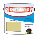Denny's Plastic Paint For Doors Colour- Fabric Beige - Scuffproof Wipeable Durable