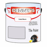Denny's Tile Paint For Bathroom Tile Colour- Faded Mauve - Moistureproof Easy-Clean Makeover