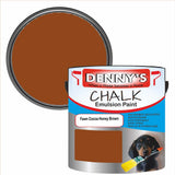 Denny's Chalk Paint For Walls Colour- Fawn Cocoa Honey Brown - Matte Wipe-Clean Coverage