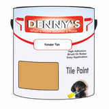 Denny's Tile Paint For Bathroom Tile Colour- Fender Tan - Moistureproof Easy-Clean Makeover