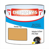 Denny's Plastic Paint For Pipes Colour- Fender Tan - Chemical-Safe Impactproof Durable