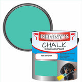 Denny's Chalk Paint For Walls Colour- Fern Dew Green - Matte Wipe-Clean Coverage