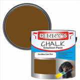 Denny's Chalk Paint For Furniture Colour- Fern Moss Grain Olive - Matte Scuffproof Refresh
