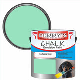 Denny's Chalk Paint For Walls Colour- Fern Natural Green - Matte Wipe-Clean Coverage