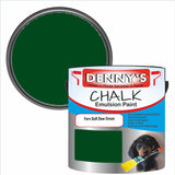 Denny's Chalk Paint For Furniture Colour- Fern Soft Dew Green - Matte Scuffproof Refresh