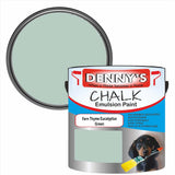 Denny's Chalk Paint For Furniture Colour- Fern Thyme Eucalyptus Green - Matte Scuffproof Refresh