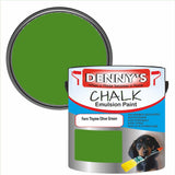 Denny's Chalk Paint For Furniture Colour- Fern Thyme Olive Green - Matte Scuffproof Refresh