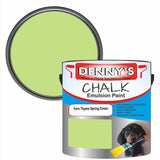 Denny's Chalk Paint For Furniture Colour- Fern Thyme Spring Green - Matte Scuffproof Refresh