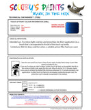 Instructions for use Fiat Blue Magnetico Car Paint