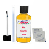 Fiat Modena Yellow Touch Up Paint Code 258A Scratch Repair Kit