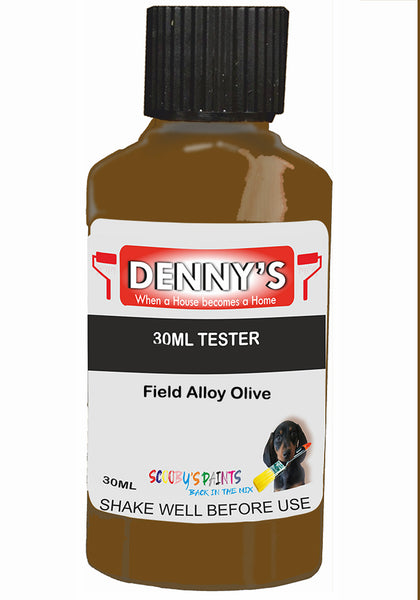 Denny's Chalk Paint For Furniture Colour- Fern Moss Grain Olive - Matte Scuffproof Refresh