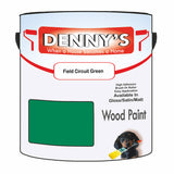 Denny's Wood Paint For Decking Colour- Field Circuit Green - Anti-Slip Weatherproof Durable