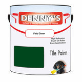 Denny's Tile Paint For Bathroom Tile Colour- Field Green - Moistureproof Easy-Clean Makeover