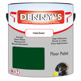 Denny's Floor Paint For Commercial Areas Colour- Field Green - High-Traffic Anti-Slip Hardwearing