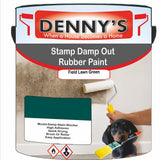 Denny's Waterpoof Paint For Stamp Out Damp Colour- Field Lawn Green - Damp-Block Mould-Safe Breathable