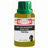 Denny's Stain Paint For Sheds Colour- Field Olive - Weatherproof Uv-Safe Nourish