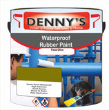 Denny's Waterpoof Paint For Water Tanks Colour- Field Olive - Water-Seal Potable-Safe Anticorrosion