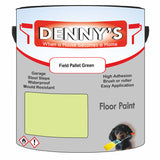 Denny's Floor Paint For Commercial Areas Colour- Field Pallet Green - High-Traffic Anti-Slip Hardwearing