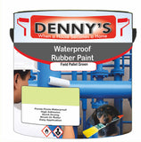 Denny's Waterpoof Paint For Pools Colour- Field Pallet Green - Water-Seal Chlorine-Tough Anti-Slip