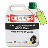 Denny's Stain Paint For Decking Colour- Field Pioneer Green - Anti-Slip Weatherproof Nourish