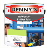 Denny's Waterpoof Paint For Pools Colour- Field Pioneer Green - Water-Seal Chlorine-Tough Anti-Slip