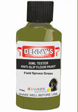 Denny's Floor Paint For Grip Coating Colour- Field Spruce Green - Anti-Slip Hardwearing Safe