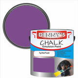 Denny's Chalk Paint For Furniture Colour- Fig Petal Purple - Matte Scuffproof Refresh