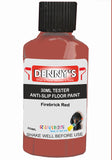 Denny's Floor Paint For Grip Coating Colour- Firebrick Red - Anti-Slip Hardwearing Safe