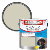 Denny's Chalk Paint For Furniture Colour- Flint Haze Feather Grey - Matte Scuffproof Refresh