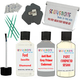 Ford Diamond White Car Detailing Paint and polish finishing kit