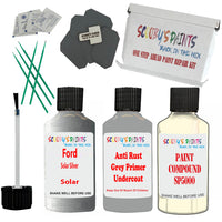 Ford Solar Silver Car Detailing Paint and polish finishing kit