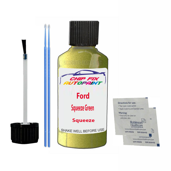 Ford Squeeze Green Touch Up Paint Code Squeeze Scratch Repair Kit