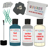 Ford Storm Grey Car Detailing Paint and polish finishing kit