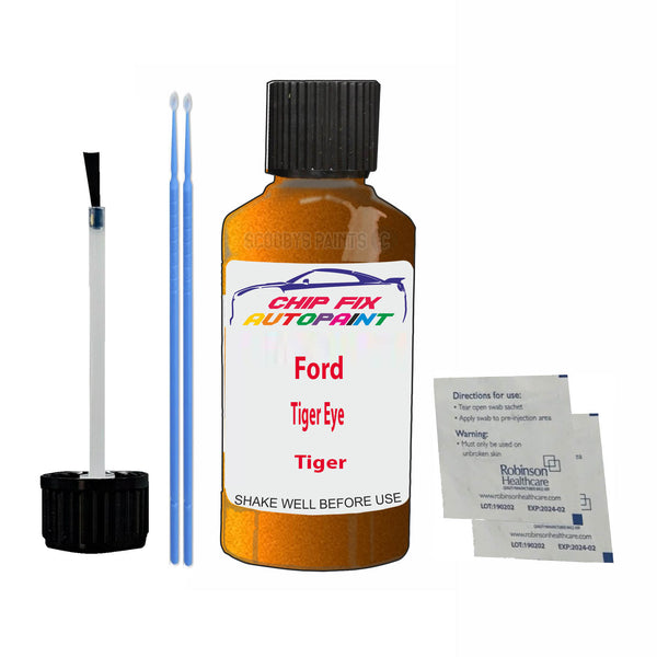 Ford Tiger Eye Touch Up Paint Code Tiger Scratch Repair Kit