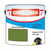 Denny's Plastic Paint For Acrylic Colour- Forest Drab Green - Adhesion Chip-Resistant Smooth