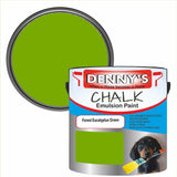 Denny's Chalk Paint For Furniture Colour- Forest Eucalyptus Green - Matte Scuffproof Refresh