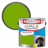 Denny's Chalk Paint For Cabinets Colour- Forest Eucalyptus Green - Matte Scuffproof Easy-Clean