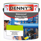 Denny's Waterpoof Paint For Pools Colour- Forest Green - Water-Seal Chlorine-Tough Anti-Slip