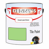Denny's Tile Paint For Bathroom Tile Colour- Forest Lawn Green - Moistureproof Easy-Clean Makeover
