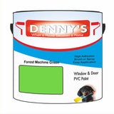 Denny's Plastic Paint For Doors Colour- Forest Machine Green - Scuffproof Wipeable Durable