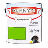 Denny's Tile Paint For Commercial Areas Colour- Forest Oxide Green - High-Traffic Durable Easy-Clean