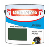 Denny's Plastic Paint For Doors Colour- Forest Pressure Green - Scuffproof Wipeable Durable