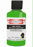 Denny's Floor Paint For Grip Coating Colour- Forest Retro Green - Anti-Slip Hardwearing Safe