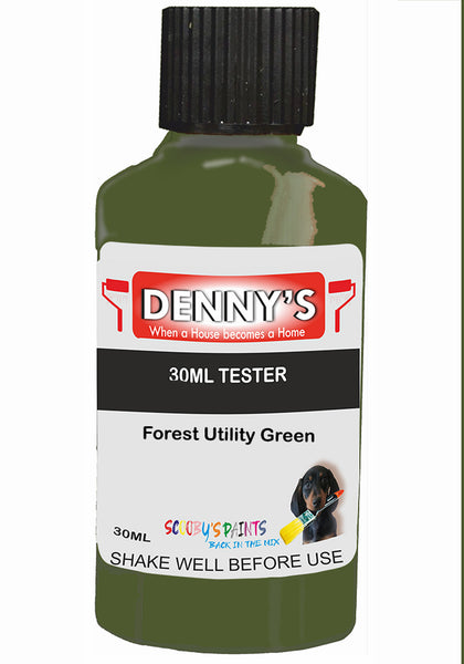 Denny's Chalk Paint For Furniture Colour- Moss Willow Dew Green - Matte Scuffproof Refresh
