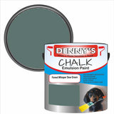 Denny's Chalk Paint For Walls Colour- Forest Whisper Dew Green - Matte Wipe-Clean Coverage